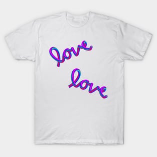 Colorful love T-Shirt